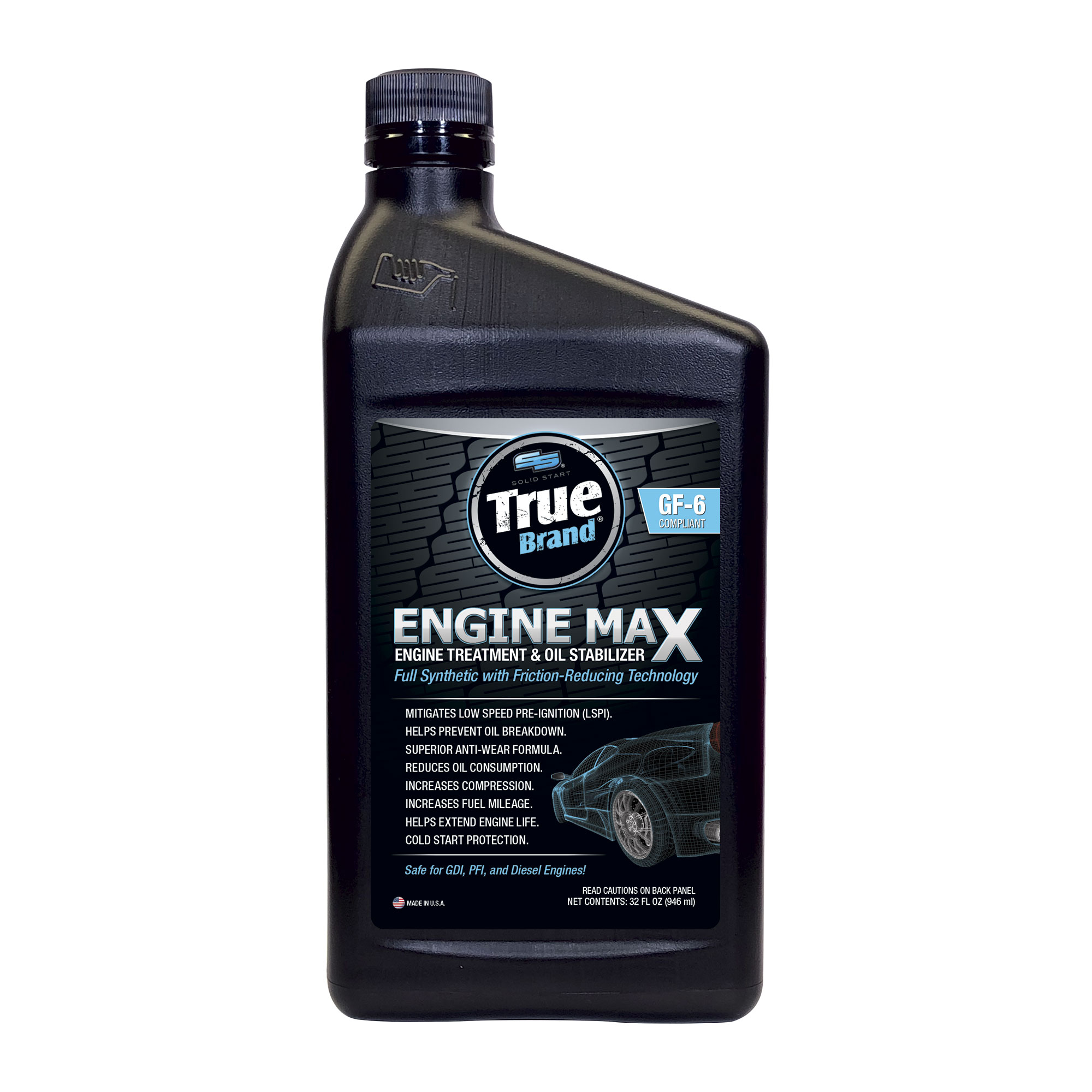 Engine MAX™ Engine Treatment & Oil Stabilizer 32oz Solid Start