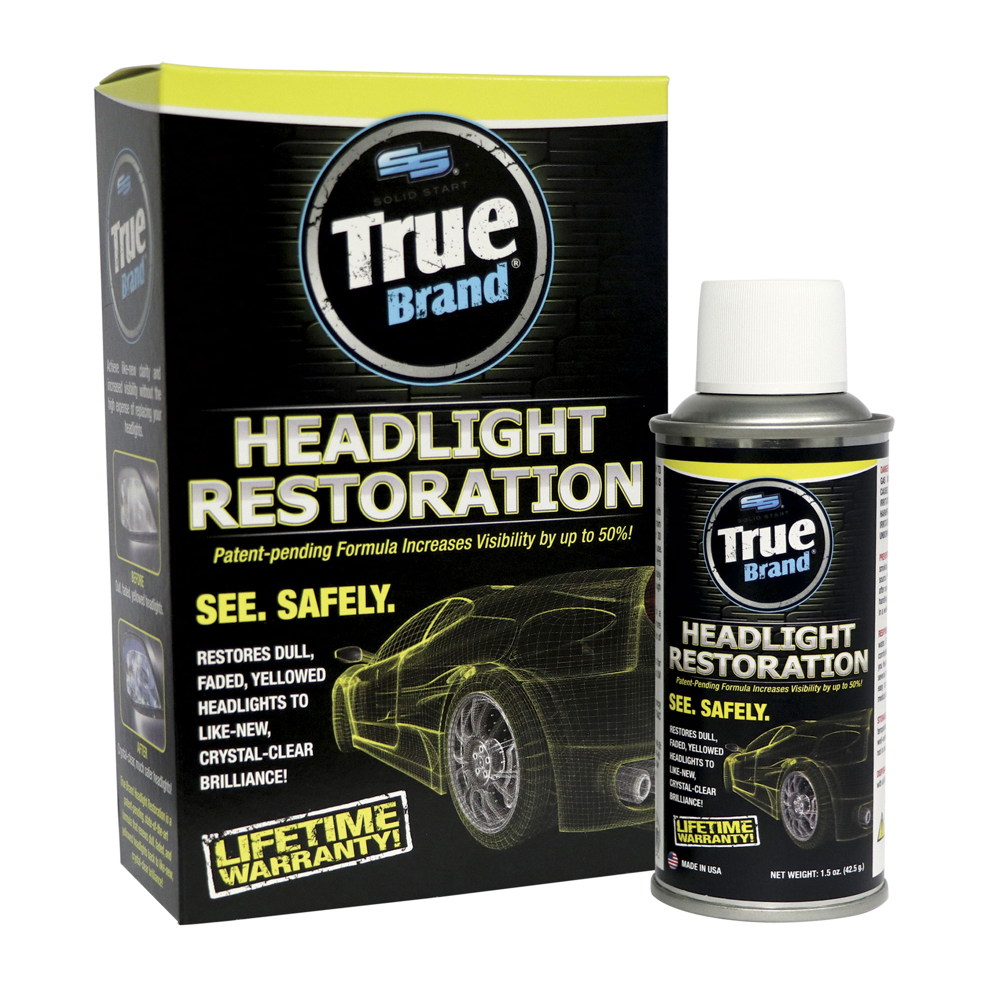 True Brand Headlight Restoration Kit