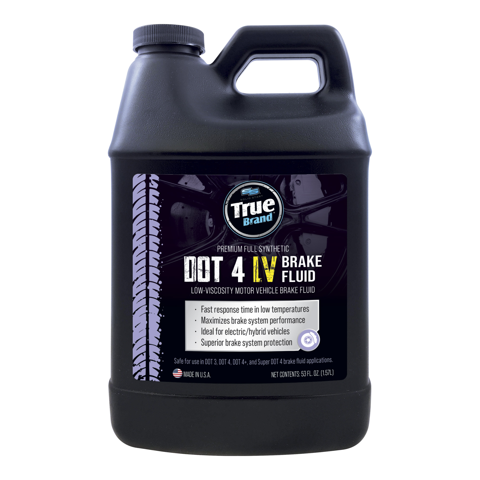 True Brand DOT 4 LV (Low-Viscosity) Brake Fluid - 53oz